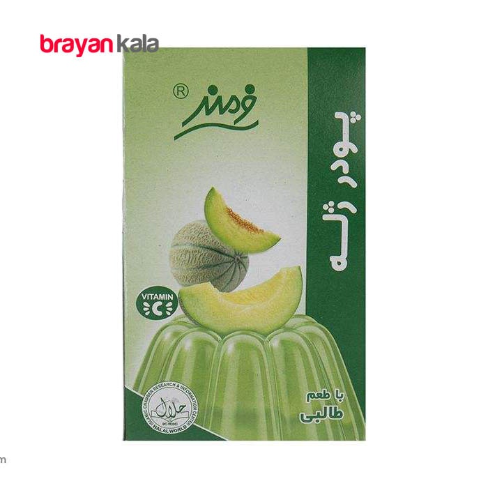 عکس اصلی پودر ژله طالبی فرمند وزن 100 گرم